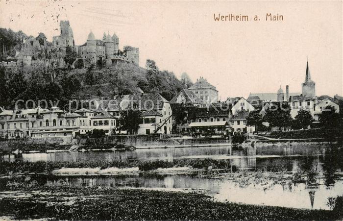 Wertheim Main Partie mit Schloss