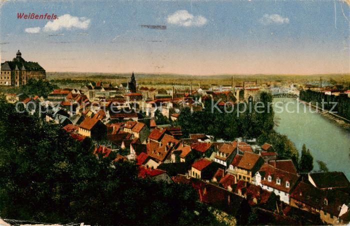 Weissenfels Saale Panorama Feldpost