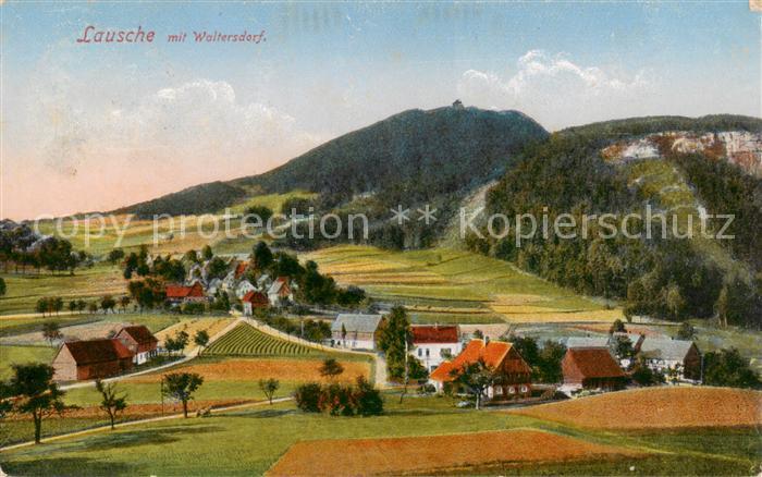 Lausche Jonsdorf Panorama mit Waltersdorf