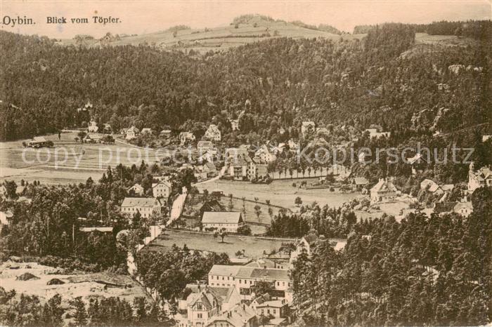 Oybin Sachsen Blick vom Toepfer