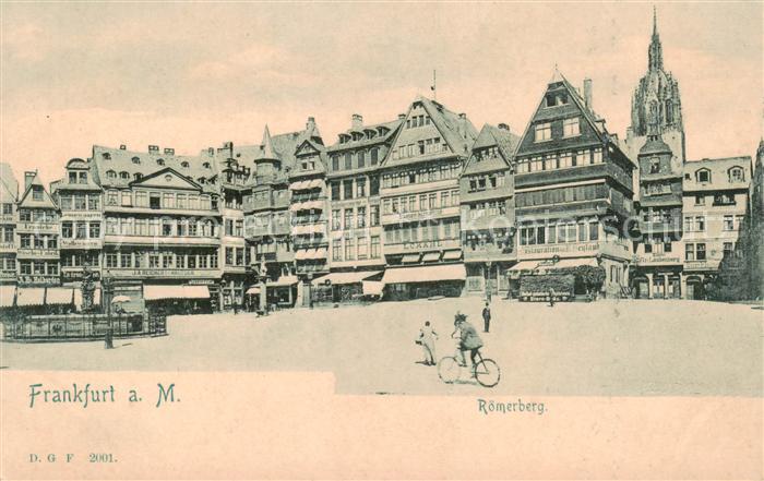 Frankfurt Main Roemerberg