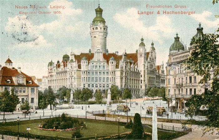 LEIPZIG Sachsen Neues Rathaus