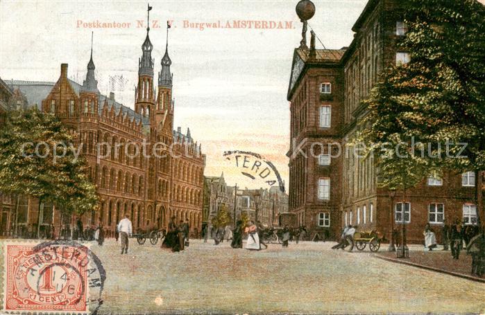 Amsterdam  NL Postkantoor NZV Burgwal