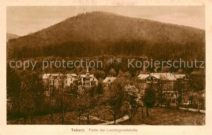 Tabarz Partie der Lauchagrundstrasse