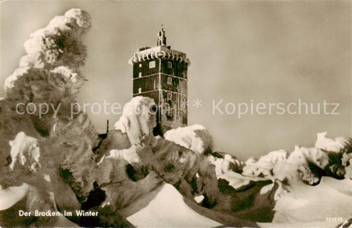 Brocken Harz Winteridyll