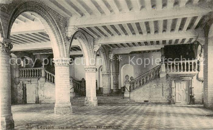 Louvain Flandre Les Halles Salle des Pas Perdus Feldpost