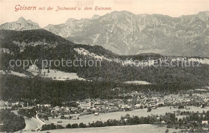 Goisern Salzkammergut Bad mit der Jochwand und dem Hainzen