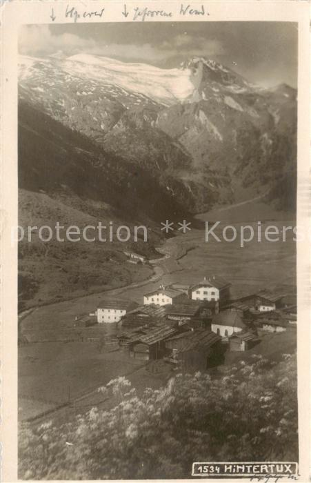 Hintertux Zillertal Panorama