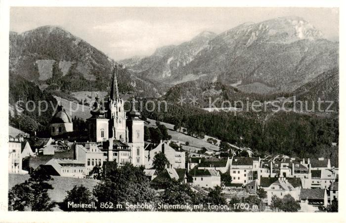 Mariazell  Steiermark AT Panorama mit Tonion