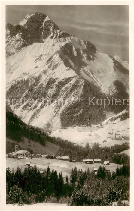 Riezlern Kleinwalsertal Vorarlberg mit Hirschegg Mittelberg und Widderstein