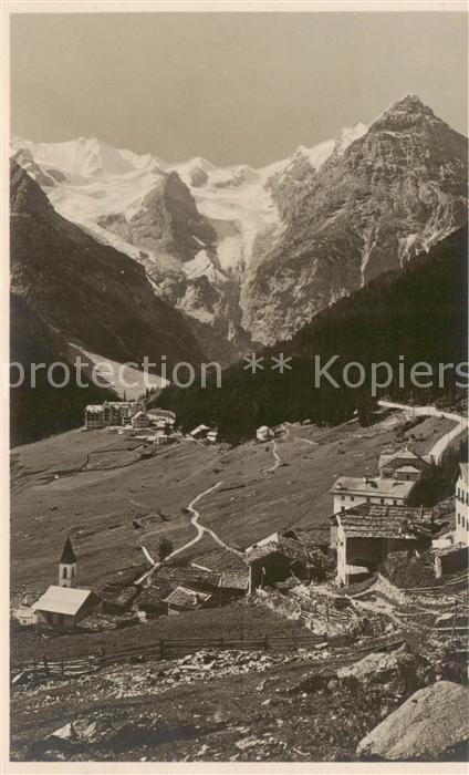 Trafoi Stilfs Suedtirol IT Ortlergruppe Panorama