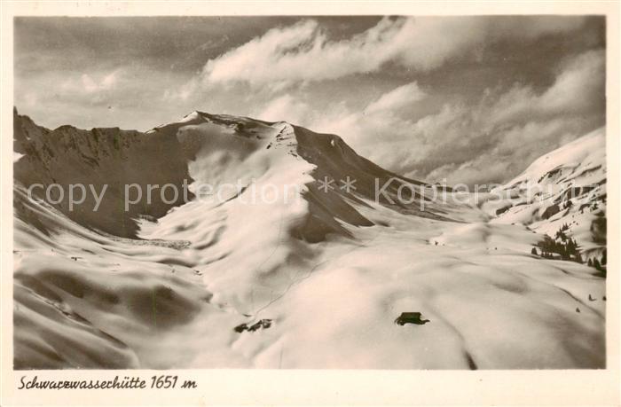 Schwarzwasserhuette 1651m Vorarlberg AT am Steinmandl