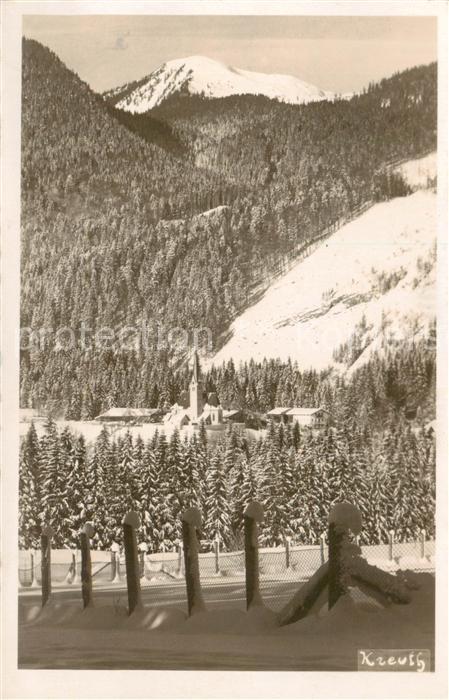 Kreuth Tegernsee Winterpanorama