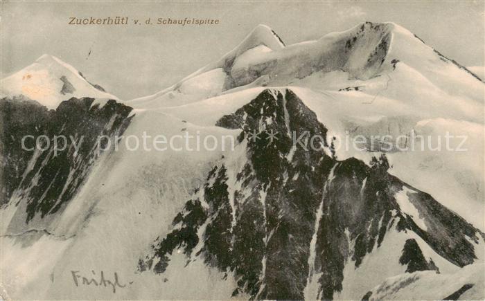 Zuckerhuetl Neustift Stubaital Tirol AT Blick von der Schaufelspitze