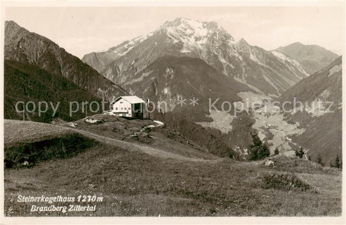 Brandberg  Tirol AT Steinerkogelhaus Berghaus im Zillertal Zillertaler Alpen
