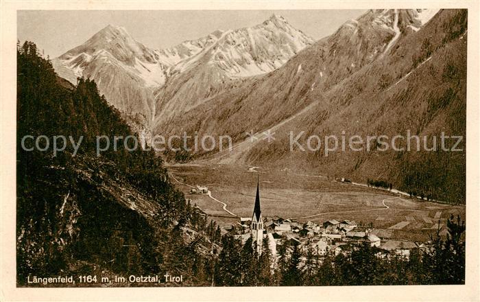 Laengenfeld Oetztal Panorama oetztal oetztaler Alpen