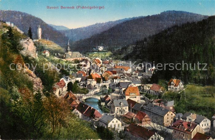 Bad Berneck Panorama Kurort im Fichtelgebirge