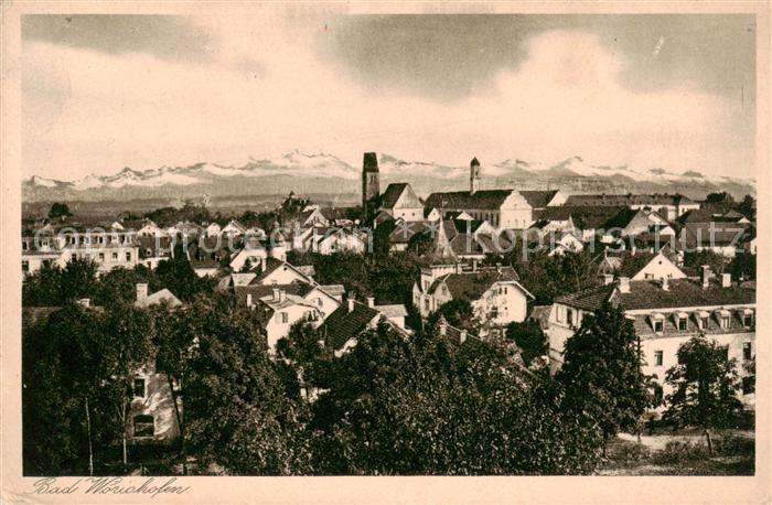 Bad Woerishofen Stadtpanorama Alpenblick