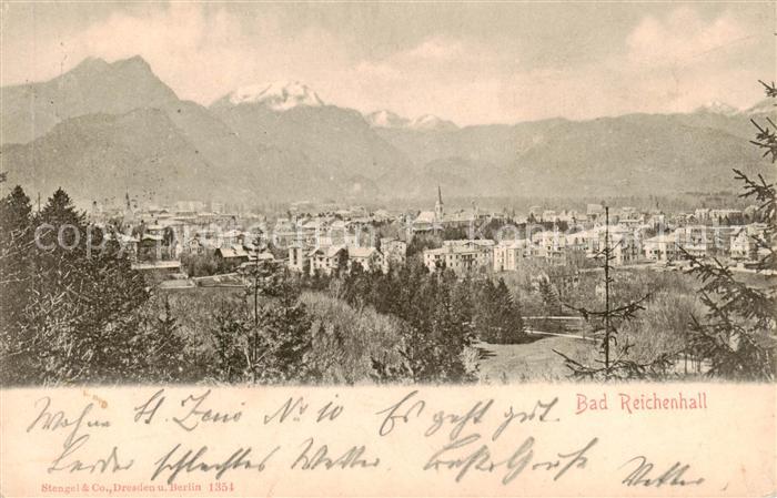 Bad Reichenhall Gesamtansicht mit Alpenpanorama