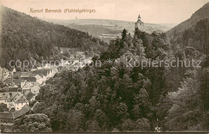 Bad Berneck Panorama Kurort im Fichtelgebirge