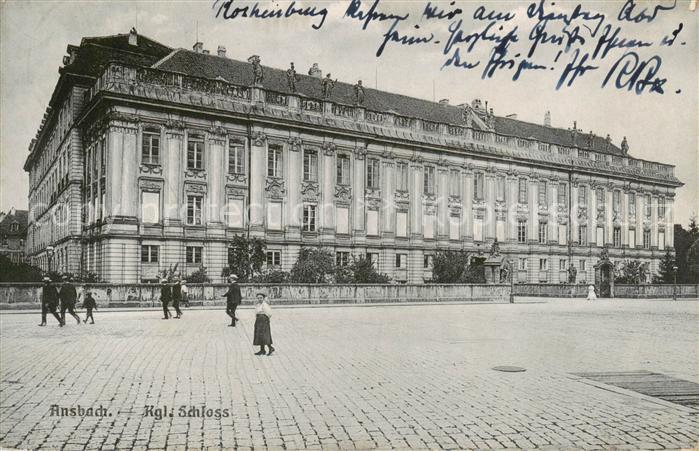 Ansbach Mittelfranken Koenigliches Schloss