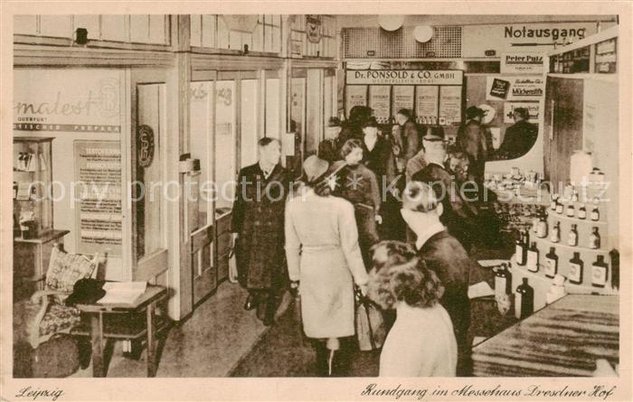 LEIPZIG Sachsen Rundgang im Messehaus Dresdner Hof