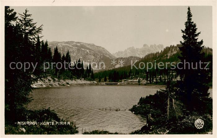 Misurina Veneto IT Misurina See und Monte Pirna