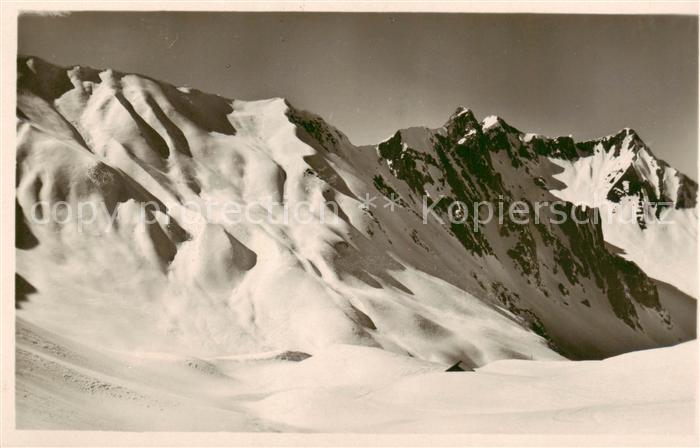 Riezlern Kleinwalsertal Vorarlberg Hochalppass Bergwelt Winterpanorama