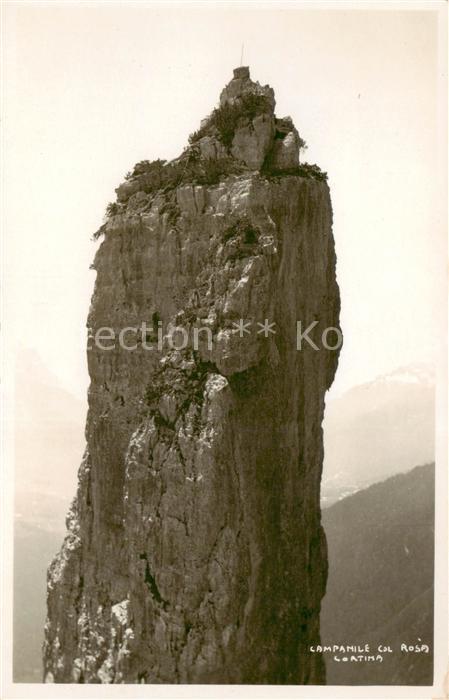 Cortina d Ampezzo IT Campanile Col Rosa Felsen
