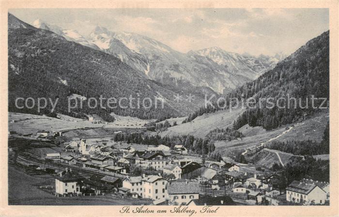 St Anton Arlberg AT Panorama