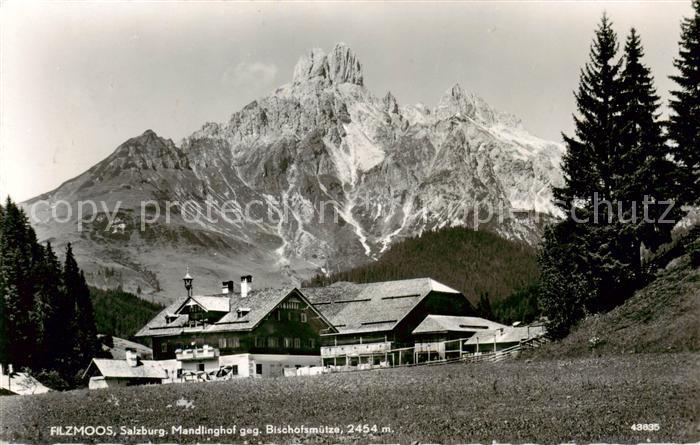 Filzmoos AT Mandlinghof mit Bischofsmuetze