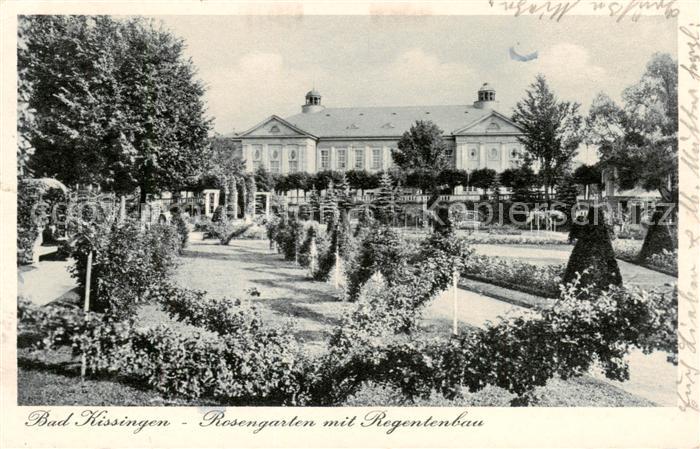 Bad Kissingen Rosengarten mit Regentenbau