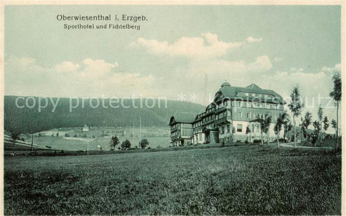 Oberwiesenthal Erzgebirge Sporthotel und Fichtelberg