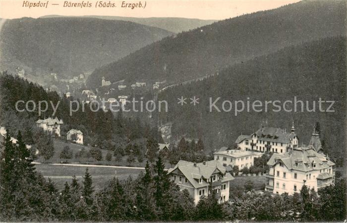 Kipsdorf Altenberg Baerenfels Panorama