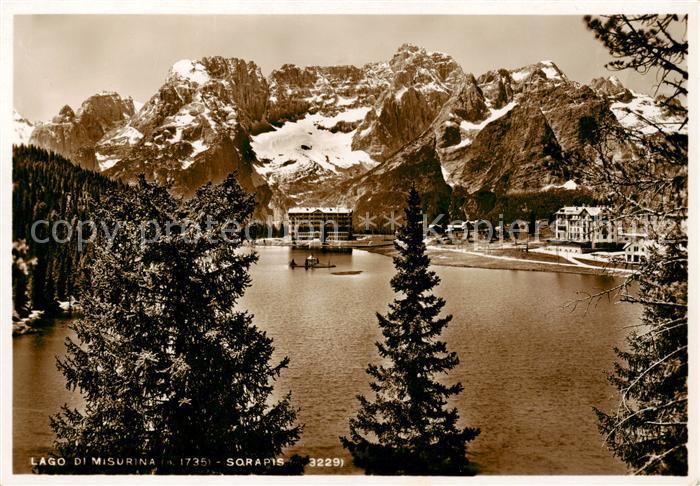 Lago di Misurina IT mit Sorapis