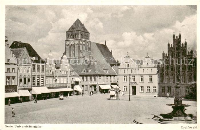 Greifswald Marktplatz Rathaus