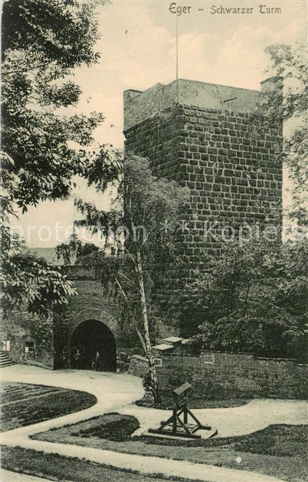 Eger  Cheb Tschechien Schwarzer Turm