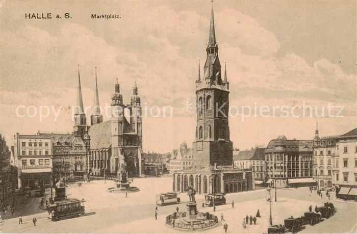 Halle Saale Marktplatz