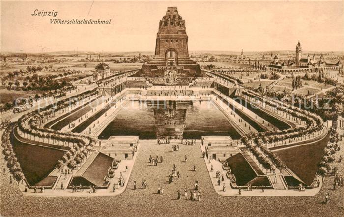 LEIPZIG Sachsen Voelkerschlachtdenkmal