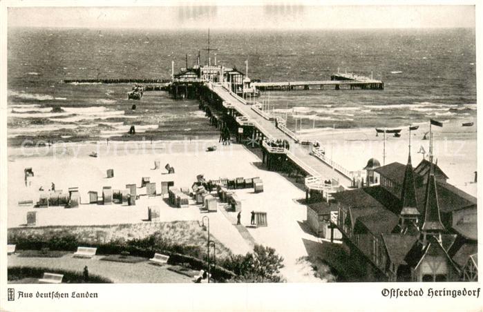 Heringsdorf  Ostseebad Usedom Panorama Seebruecke