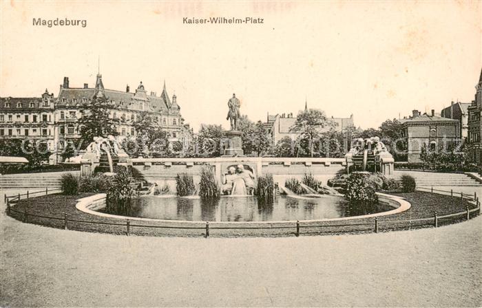 MAGDEBURG  CITY Kaiser Wilhelm Platz
