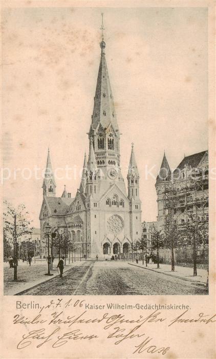 BERLIN  CITY Kaiser Wilhelm Gedaechtniskirche