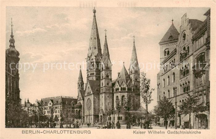 Charlottenburg Kaiser Wilhelm Gedaechtniskirche