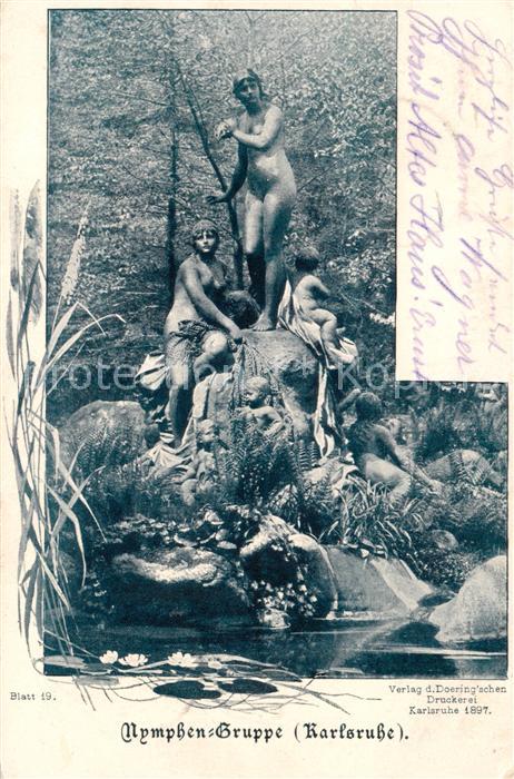 Karlsruhe Baden Nymphengruppe