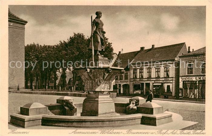 Husum  Nordfriesland Asmussen Woldsen Brunnen