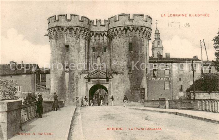 Verdun  55 Meuse La Porte Chaussee