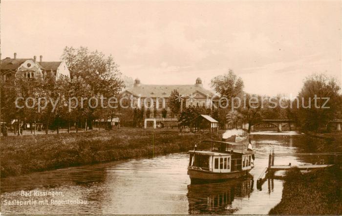 Bad Kissingen Saalepartie mit Regentenbau
