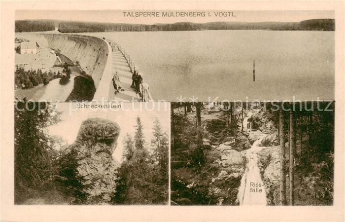 Muldenberg Vogtland Talsperre Muldenberg Schneckenstein Rissfaelle