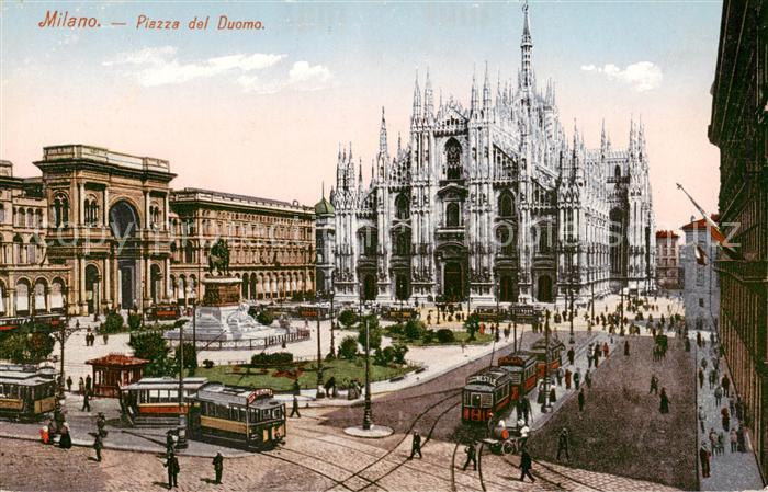 Milano Mailand IT Piazza del Duomo