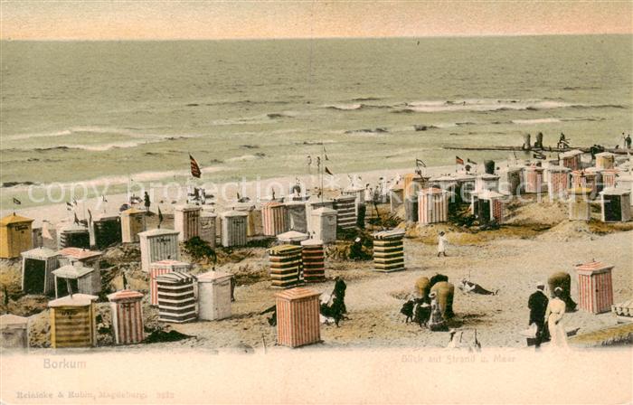 Borkum Nordseeheilbad Strandpartie